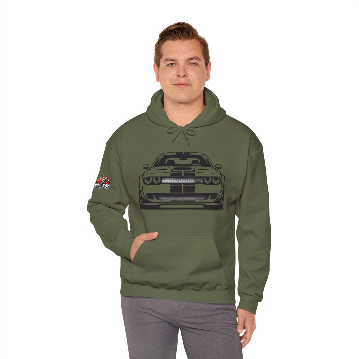 Hoodie - PJS Piston Chall - Hell Cat Heavy Blend™ Sweatshirt