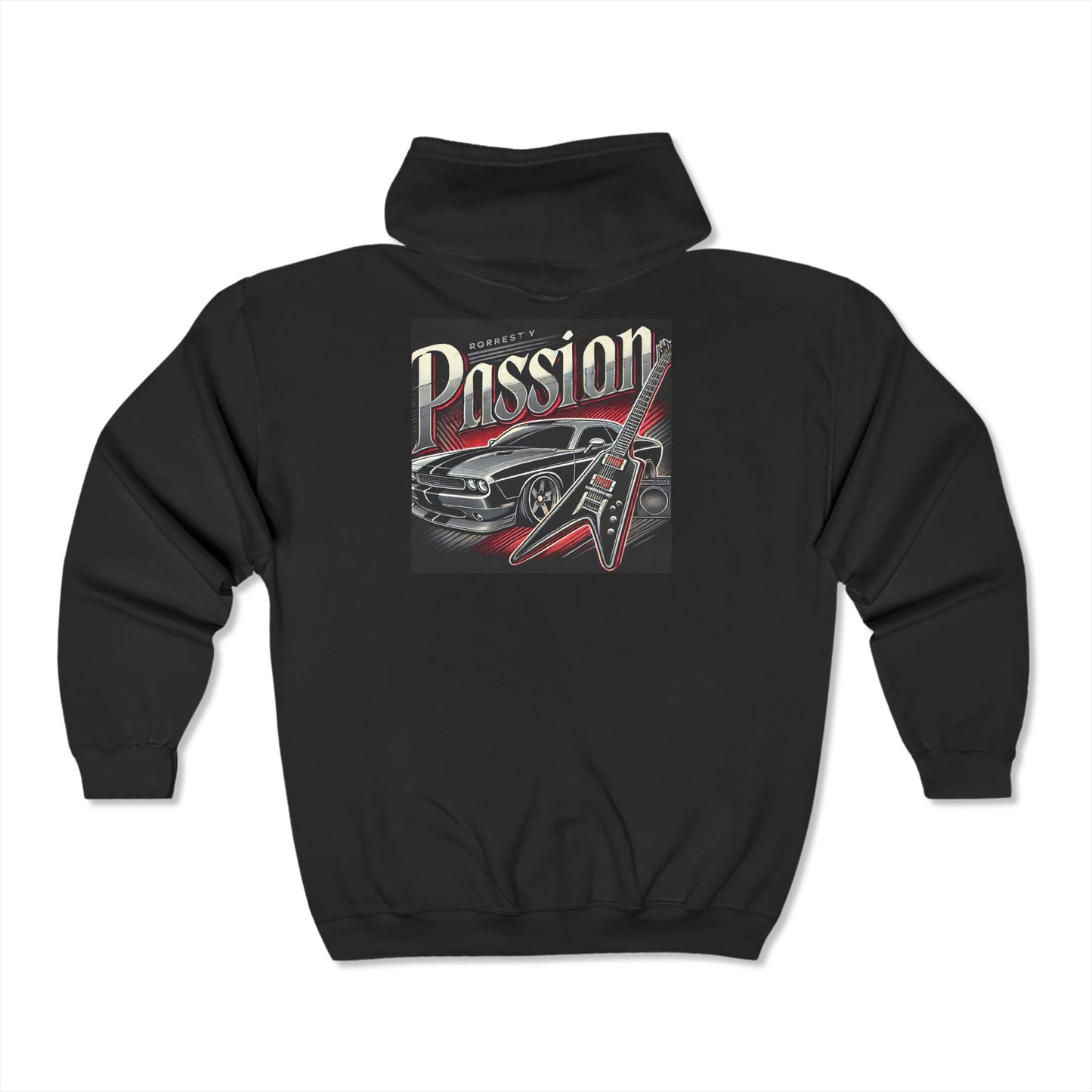 Heavy Metal Muscle Car Hoodie Sweatshirt