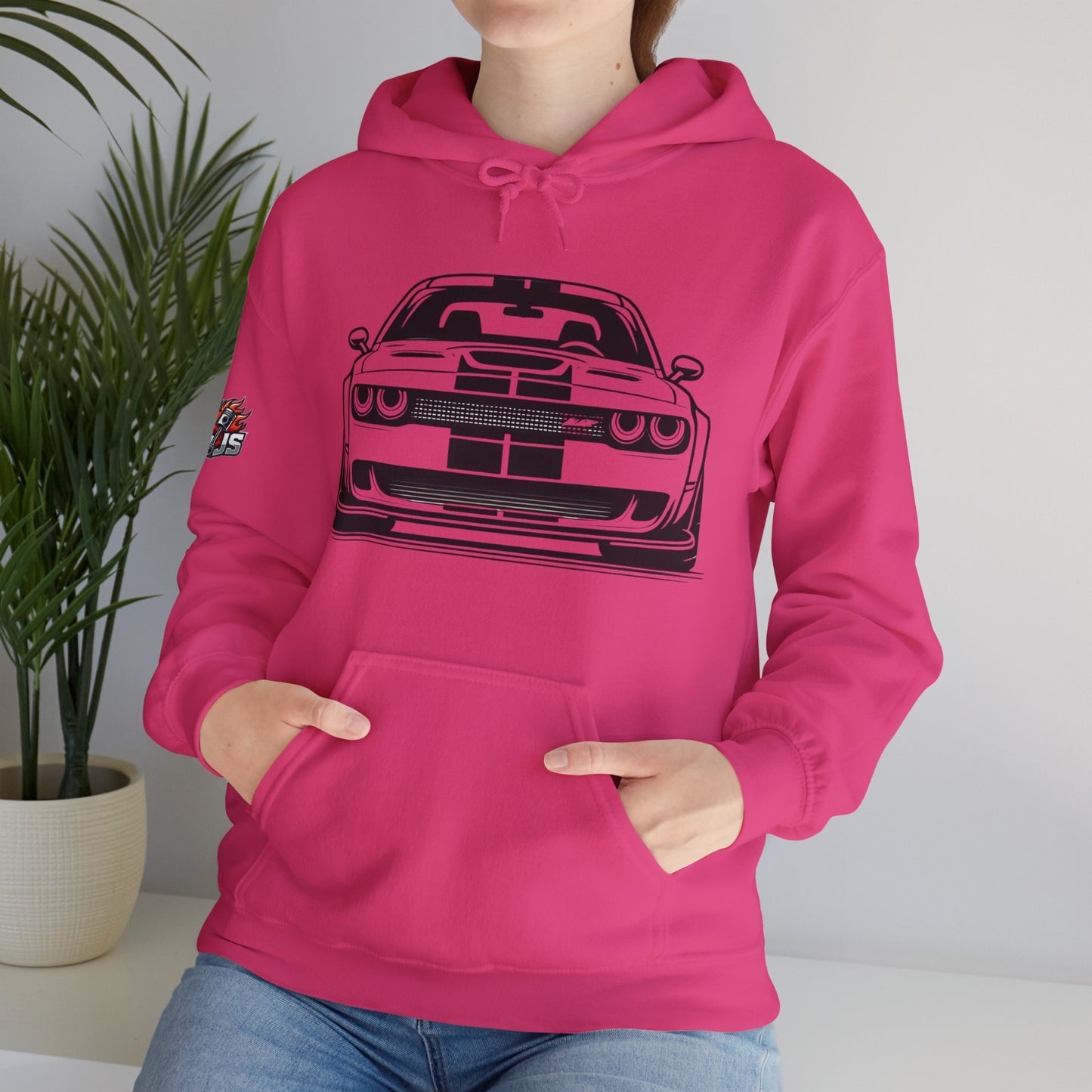 Hoodie - PJS Piston Chall - Hell Cat Heavy Blend™ Sweatshirt