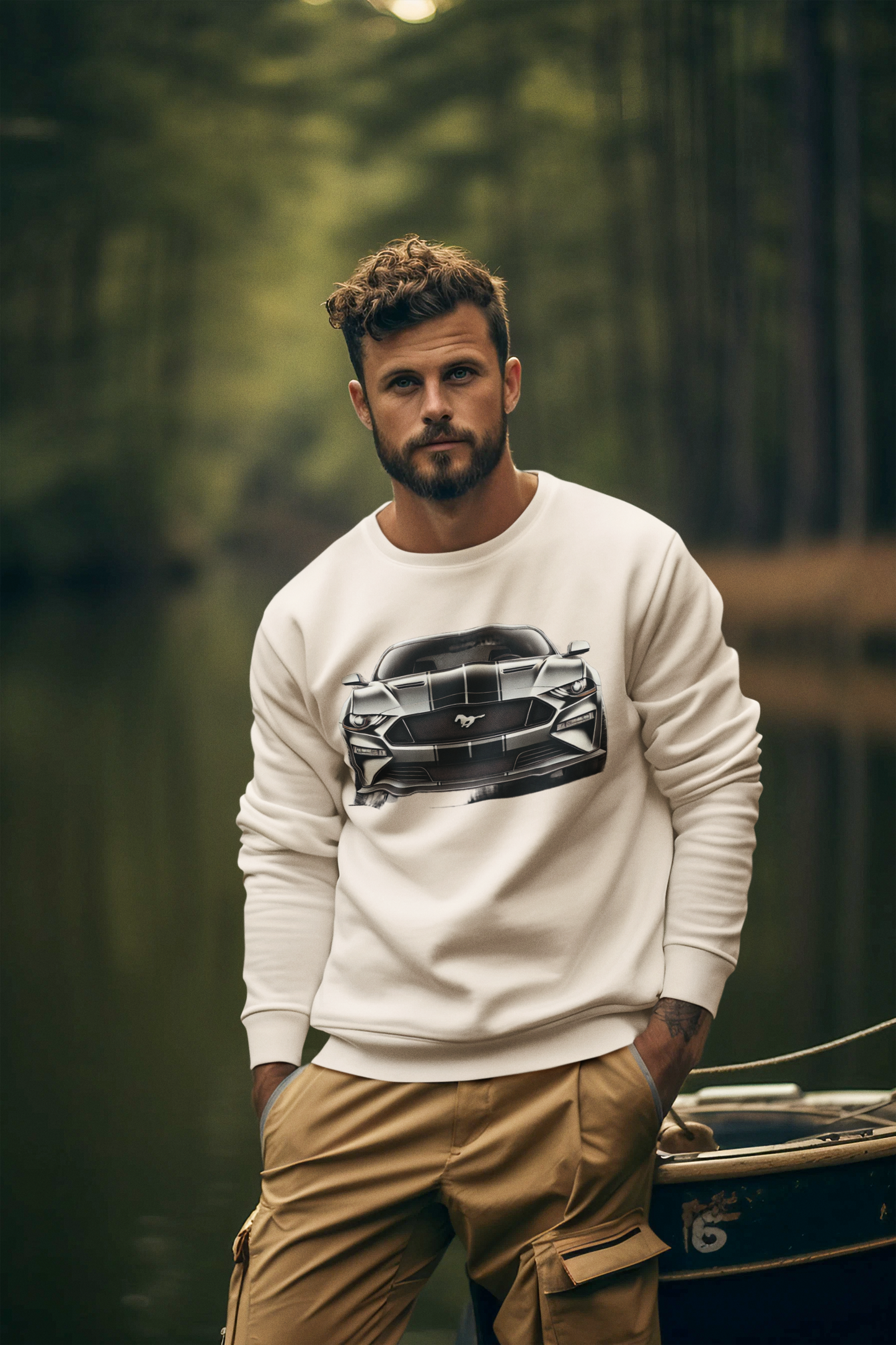 Mustang Crewneck Sweatshirt - By PJS