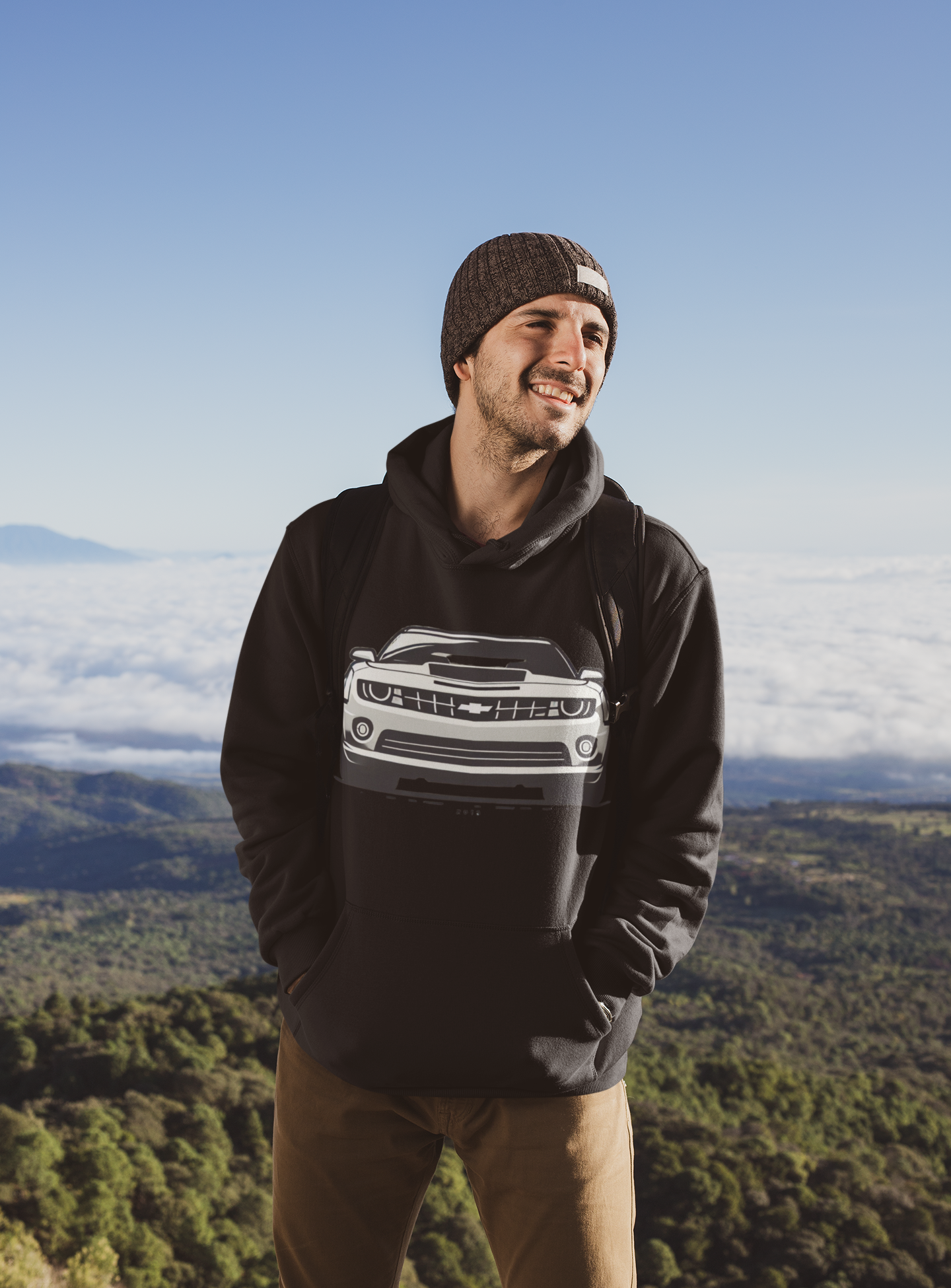 Hooded Sweatshirt - PJS Piston Cam-Ro Design