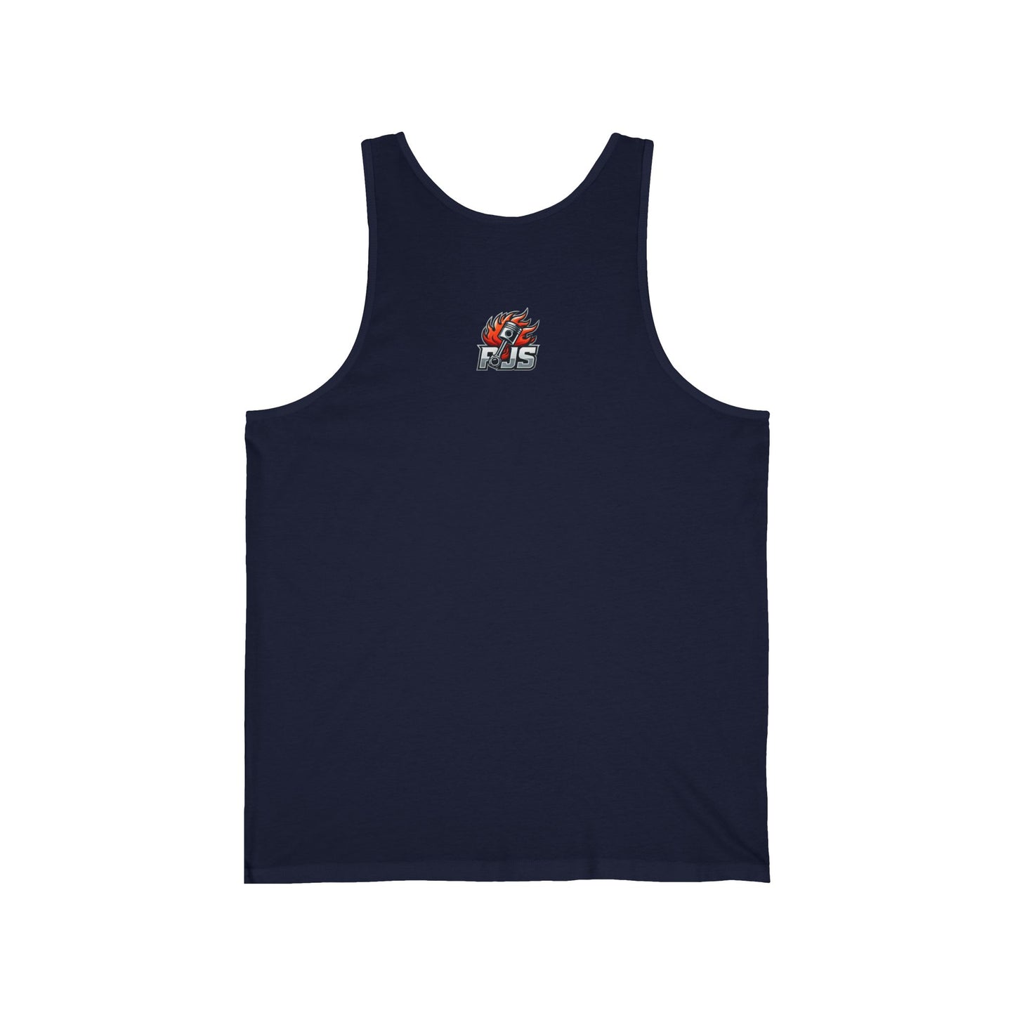 Tank Top for Fitness Enthusiasts with Rock Music and Muscle Car Design