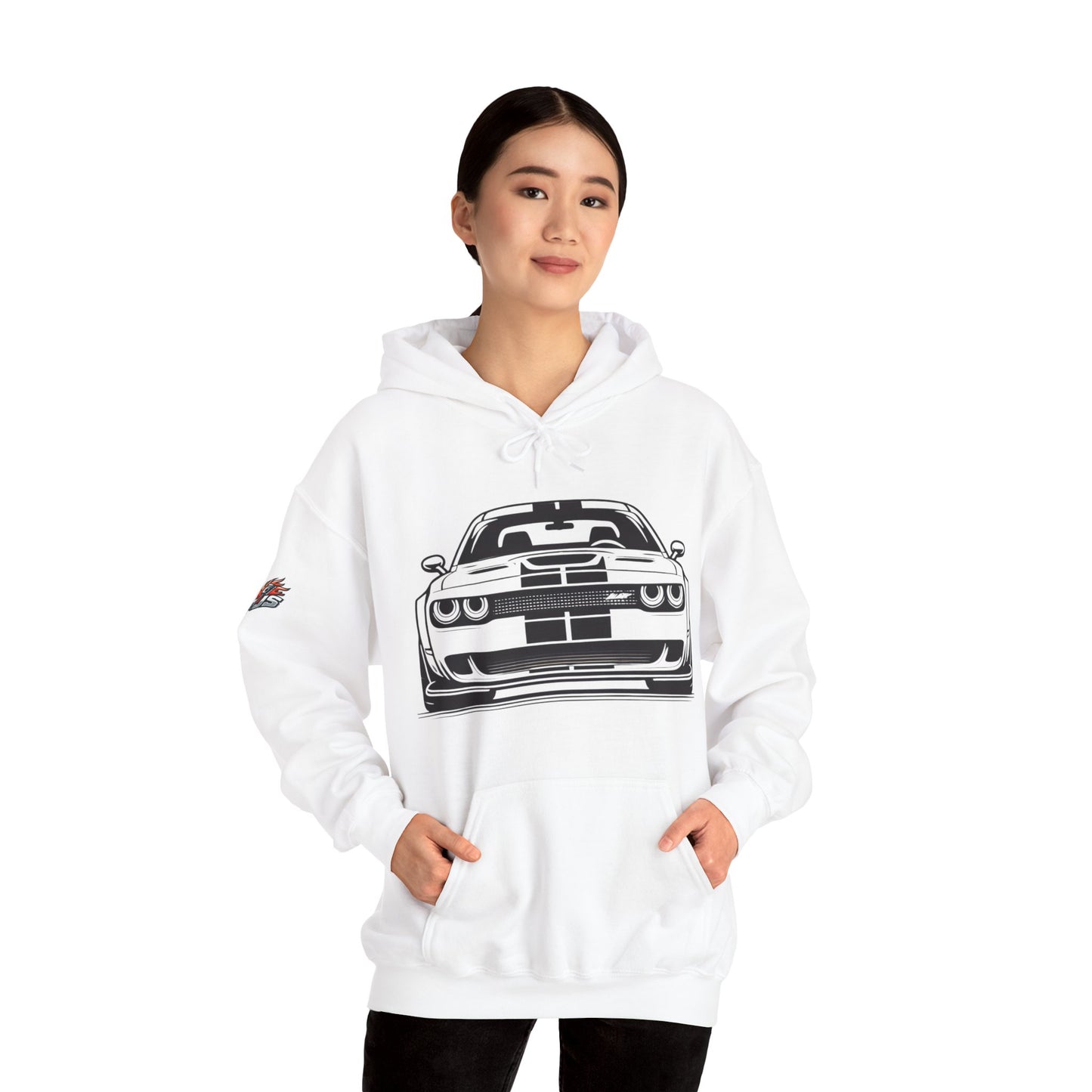 Hoodie - PJS Piston Chall - Hell Cat Heavy Blend™ Sweatshirt