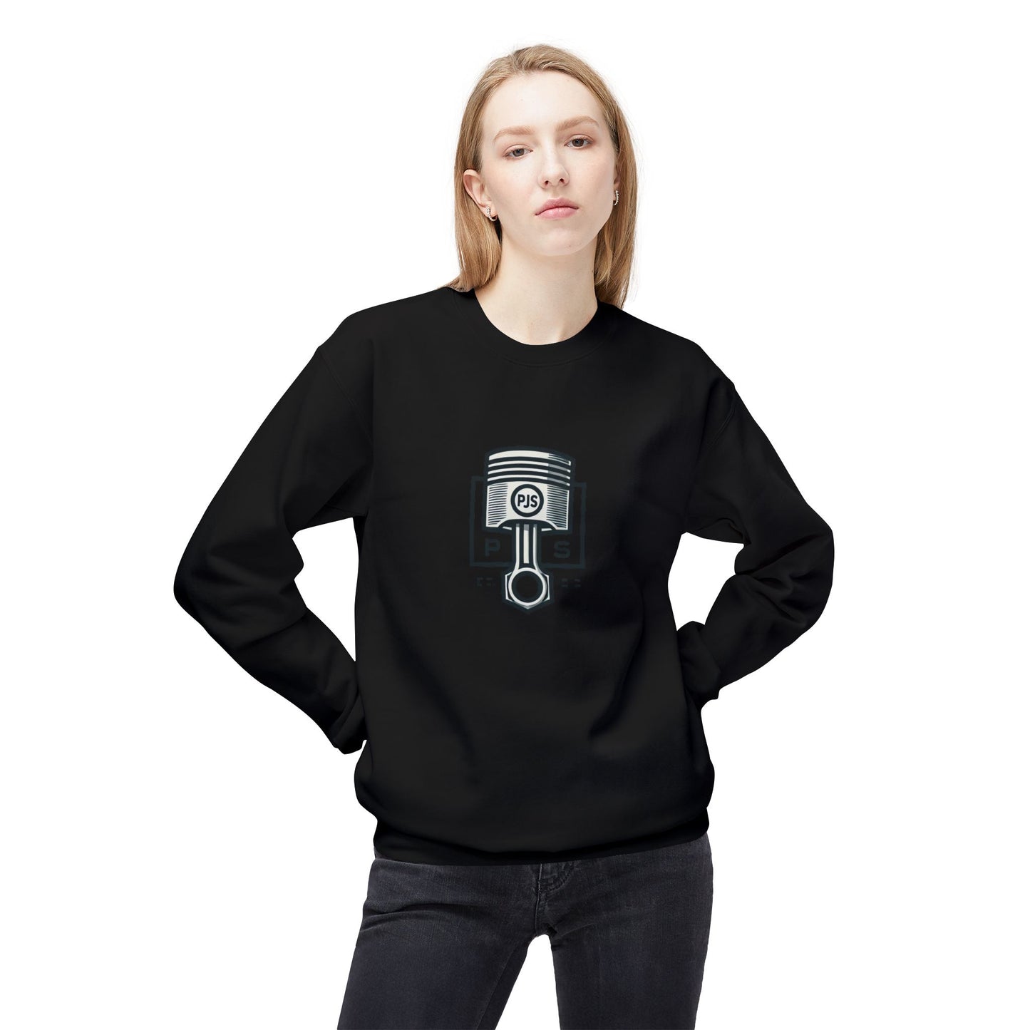 Sweatshirt - Sexy Woman with a Sexy Muscle Car Design