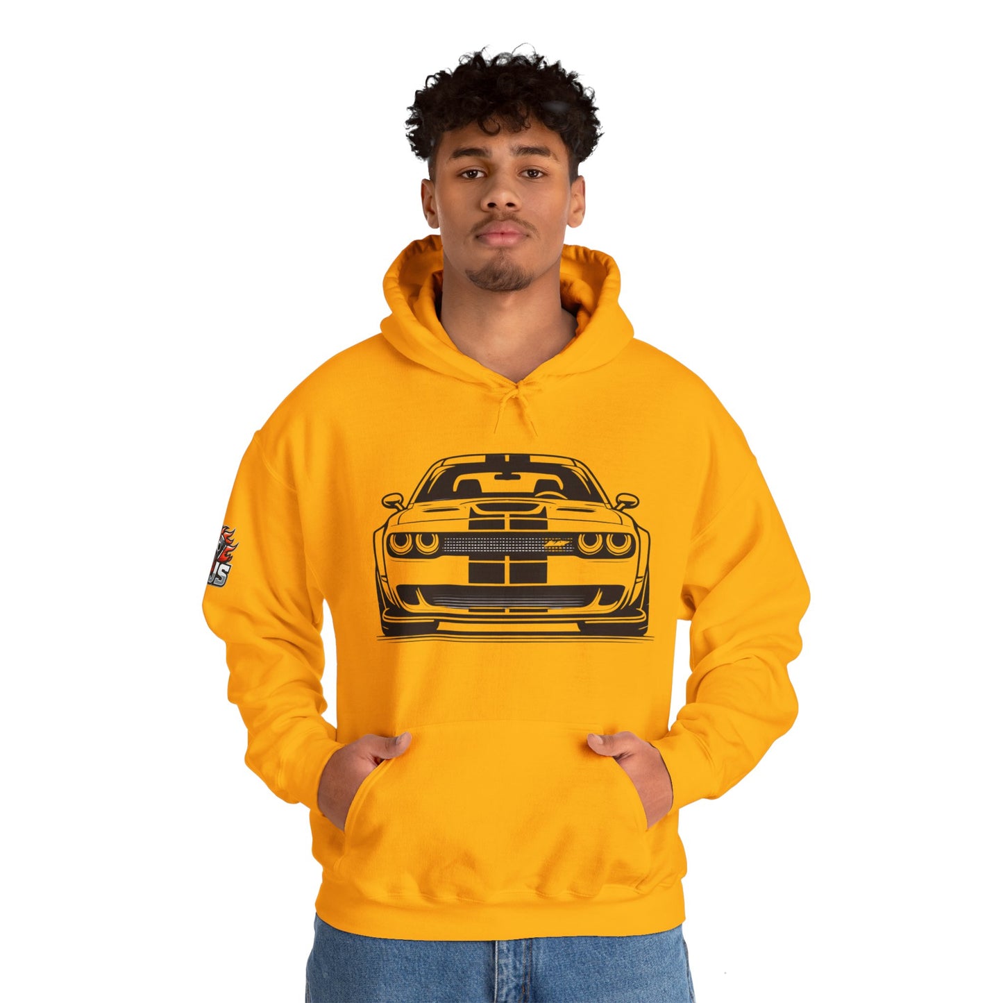 Hoodie - PJS Piston Chall - Hell Cat Heavy Blend™ Sweatshirt