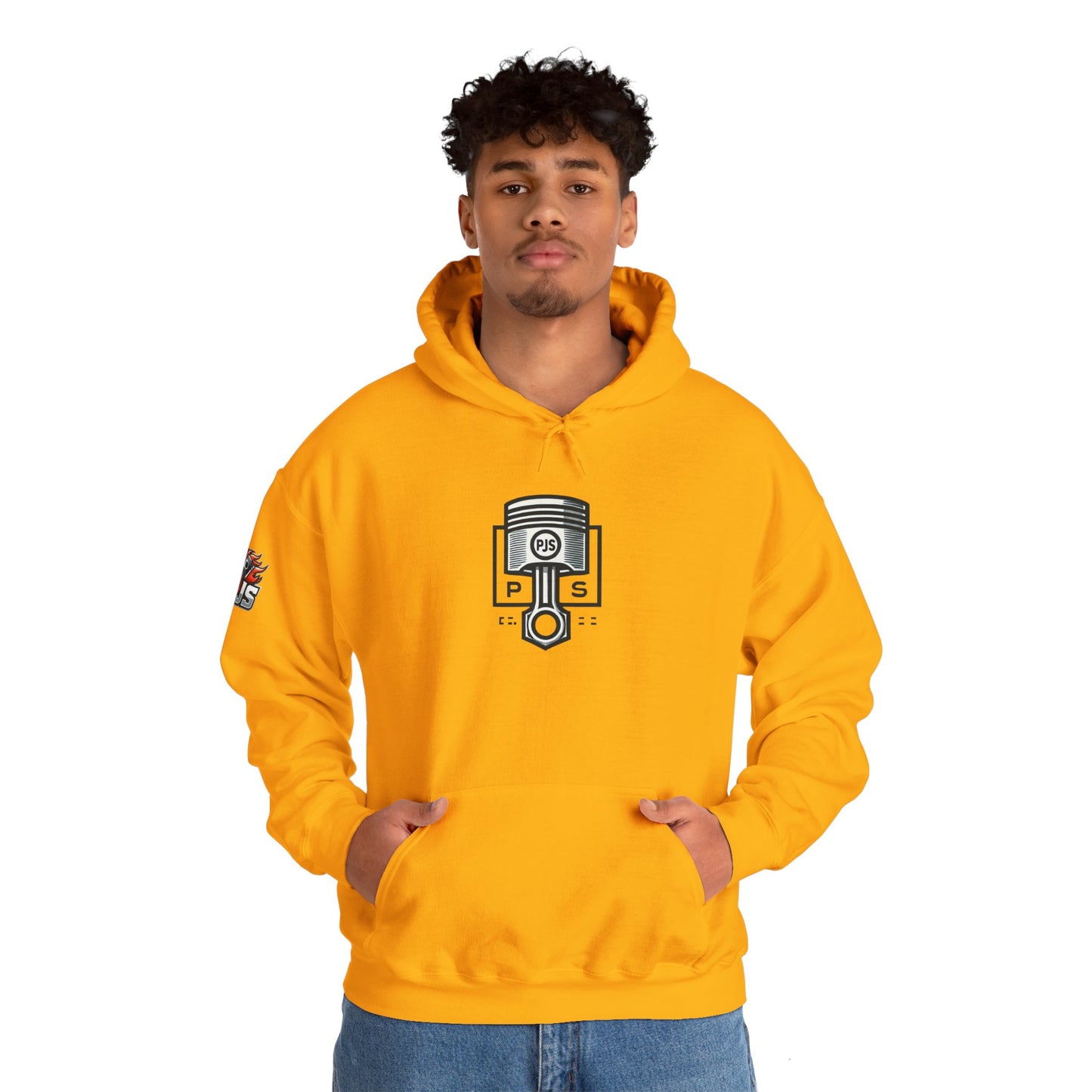 Hooded Sweatshirt - Sexy Chall-nger Muscle Car By PJS