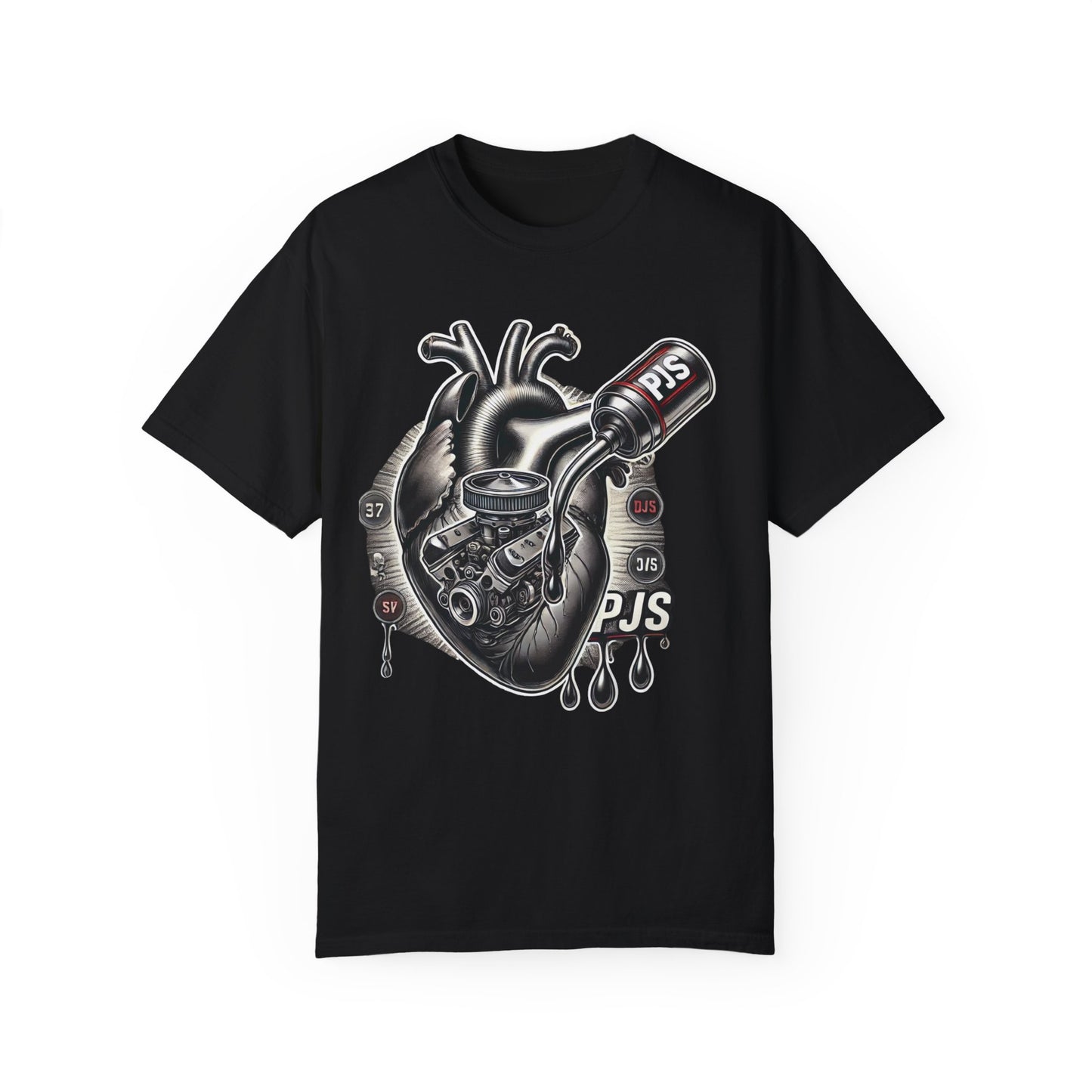 Machine Heart Muscle Car Passion Unisex T-shirt