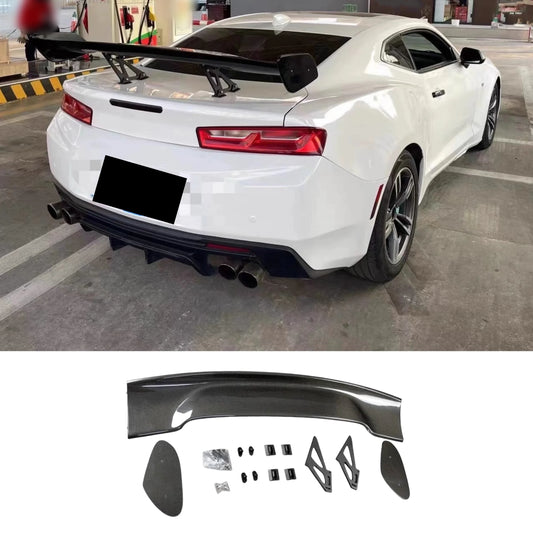 Carbon fiber Tail wing for Chevrolet Camaro Upgrade Sportscar style Sedan Rear spoiler Trunk wing Body kit Car Accessories